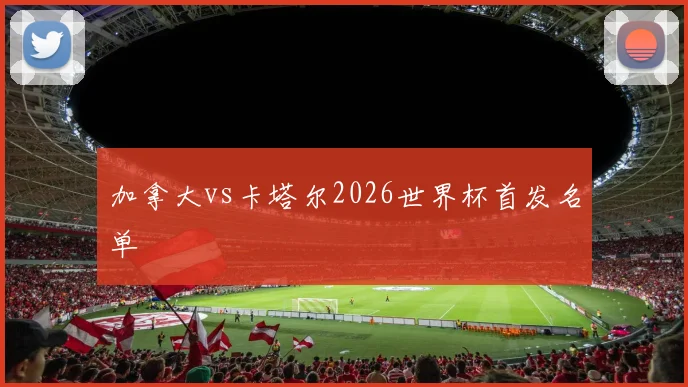 加拿大vs卡塔尔2026世界杯首发名单