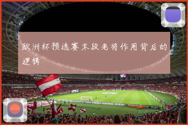 欧洲杯预选赛末段老将作用背后的逻辑